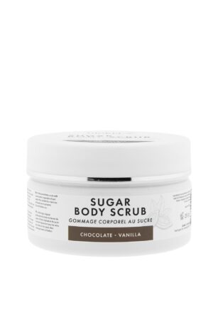 Ginkels Chocolate Vanilla 0000 sugar scrub 300x450 - Butter & Sugar Body Scrub - Chocolate & Vanilla - 250 gram - chocolate-vanilla-en