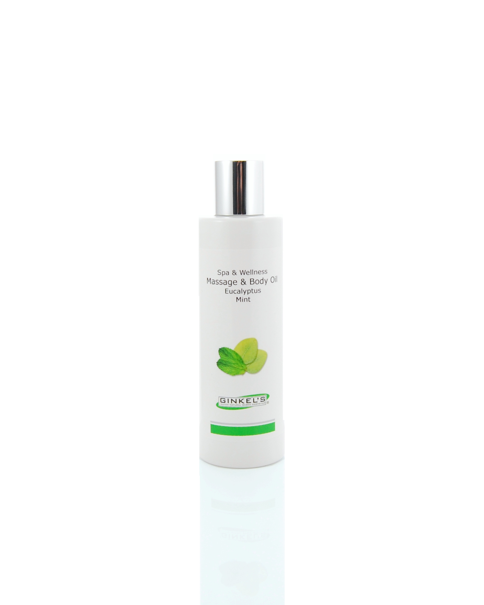 Massage & Body Oil - Eucalyptus & Mint - 200 ml - Ginkel's Cosmetics