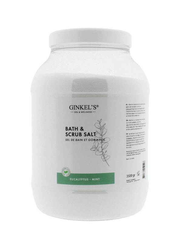 Bath & Scrub Salt – Eucalyptus & Mint – 3500 gram