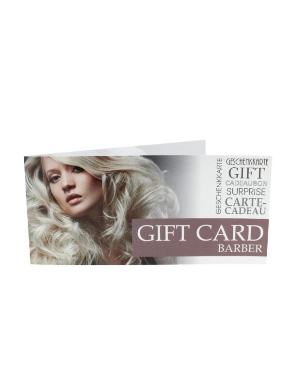 Gift Card Classic – Barber – 12 Stuks