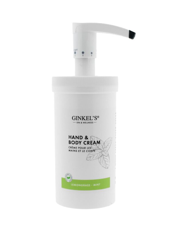 Hand & Body Cream – Lemongrass & Mint – 500 ml