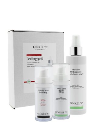 Ginkels Exfoliant box30 300x450 - Professional Startset - Glycolic Peeling 30% - new, peeling-after-care-en